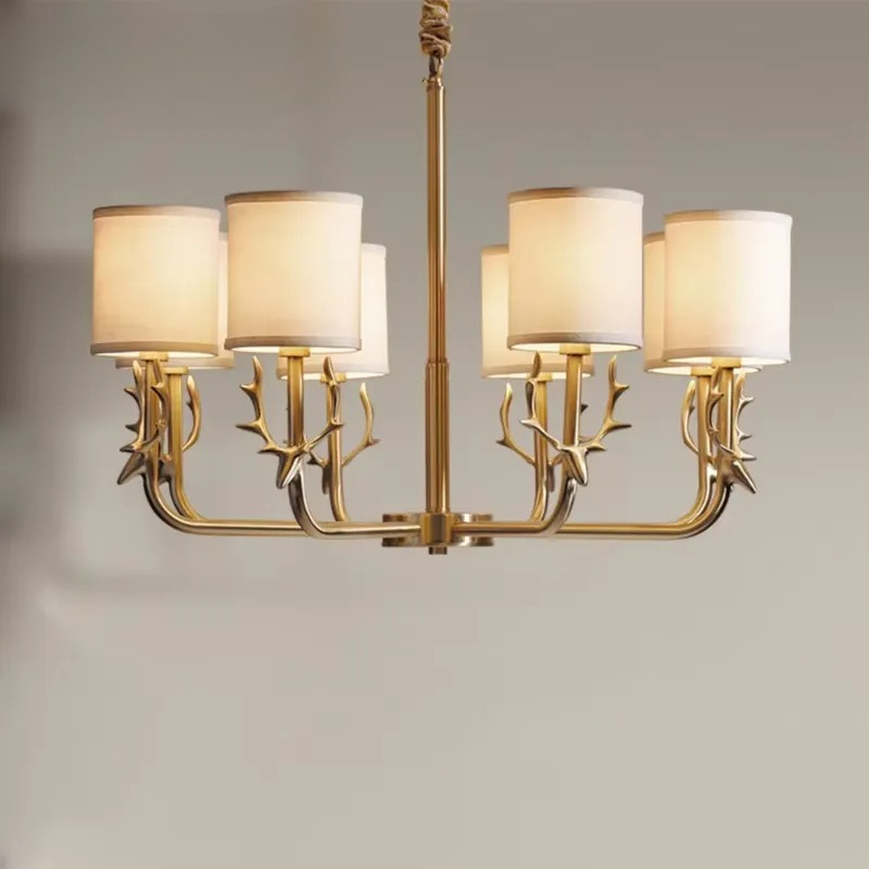 Interior Design Hall - ثريا نحاسية لغرفة المعيشة وغرفة النوم