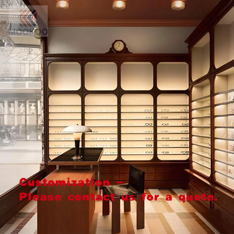 Interior Design Usa - تصميم داخلي مخصص لمتجر النظارات، أثاث