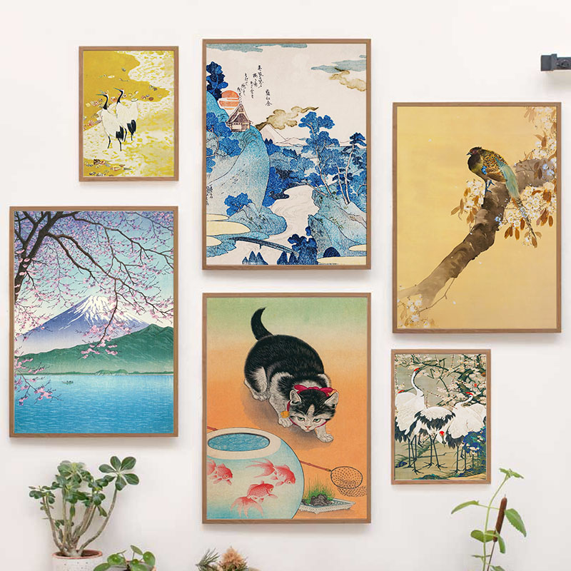 Interior Design Home - اليابانية Katsushika Hokusai حائط لوح رسم