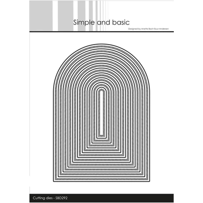 Interior Design Paper - قوالب القطع المعدنية المزدوجة المثقوبة A6