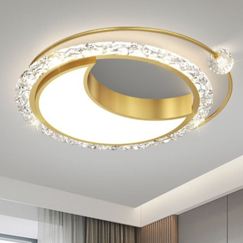 Interior Design Hall - مصباح سقف LED حديدي بتصميم شمالي