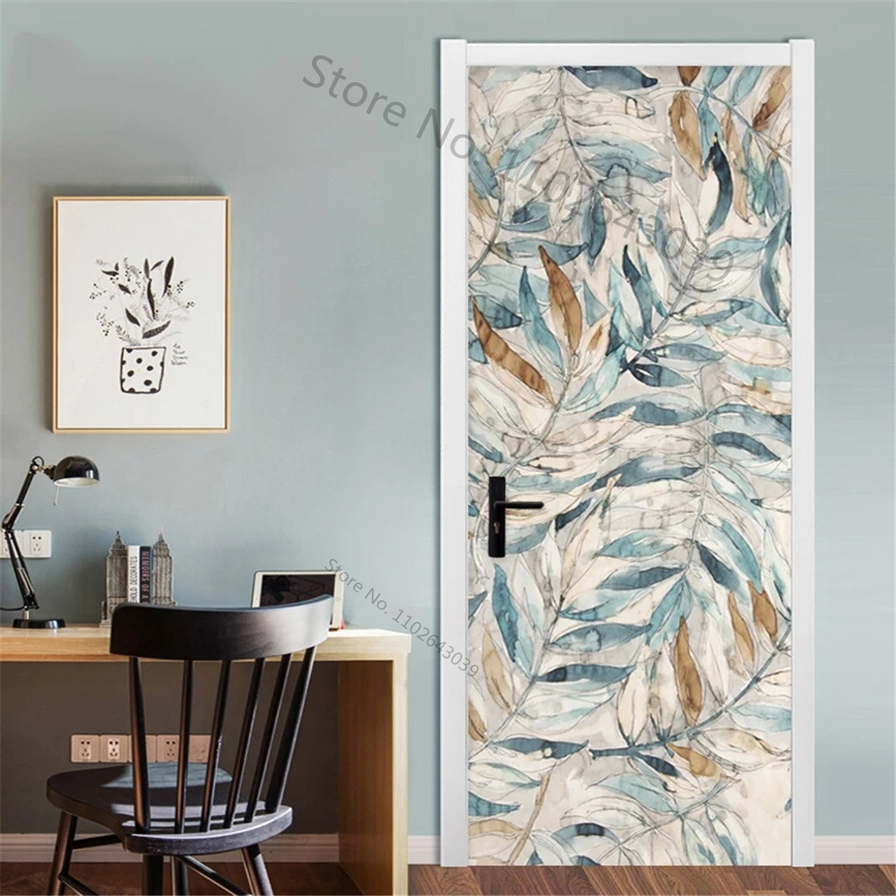 ذاتية اللصق الأخضر يترك الباب  - مراجعة Interior Design Home وسعره