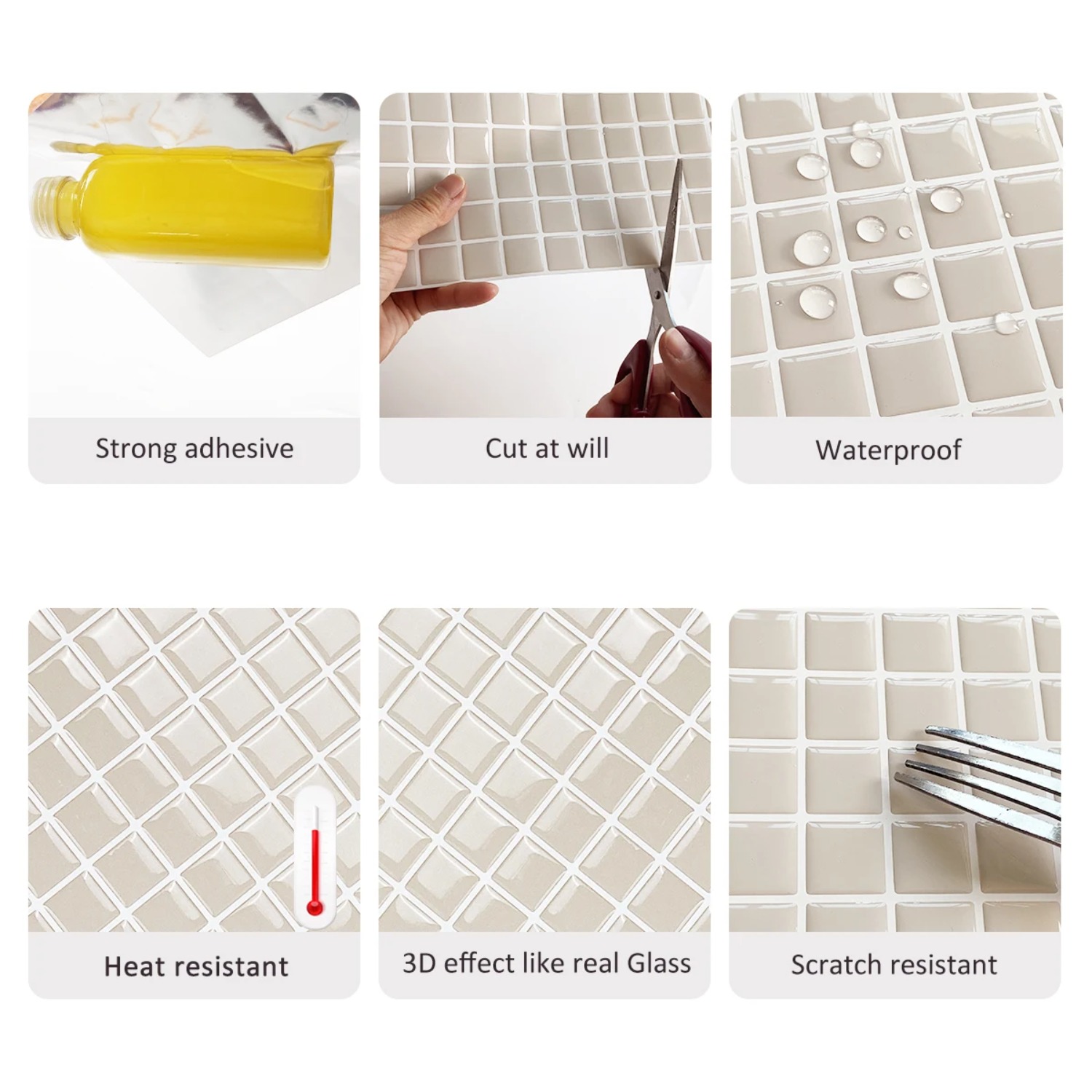 10 ورقات من ورق الحائط الفينيل - مراجعة Wall Panel 3D Texture وسعره