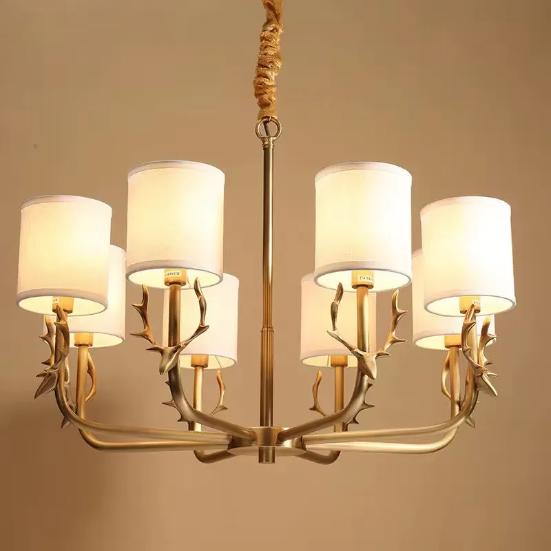 ثريا نحاسية لغرفة المعيشة وغرف - مراجعة Interior Design Hall وسعره