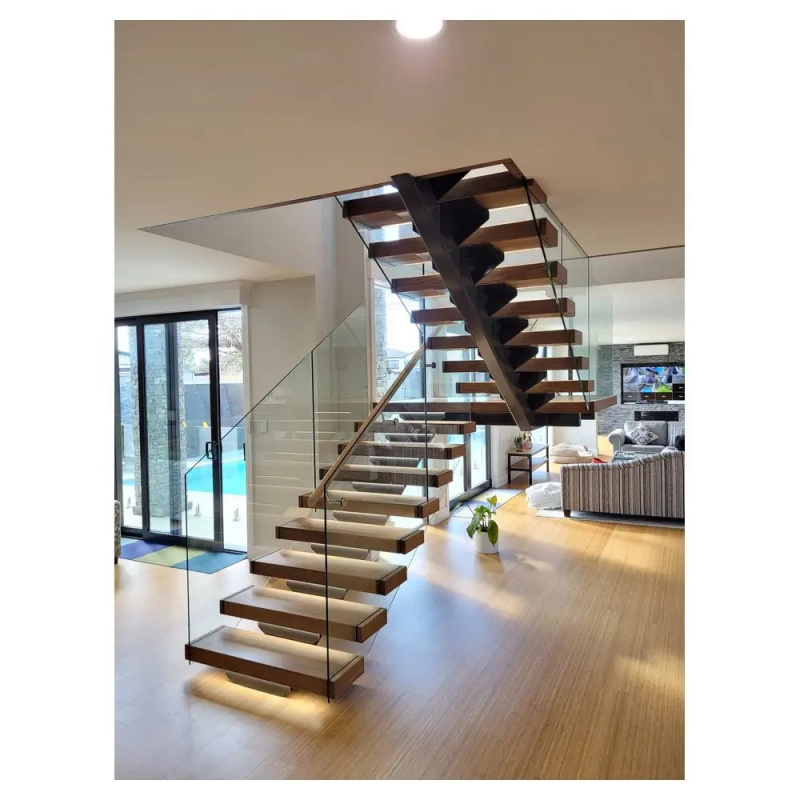عرض خاص: درج داخلي مخصص من خشب - مراجعة Interior Design Usa وسعره