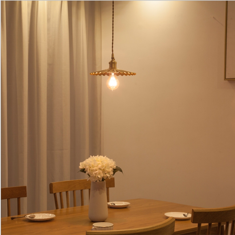 مصباح معلق بتصميم ياباني ذهبي  - مراجعة Interior Design Hall وسعره