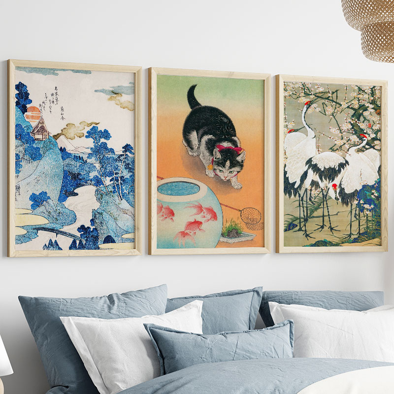 اليابانية Katsushika Hokusai ح - مراجعة Interior Design Home وسعره