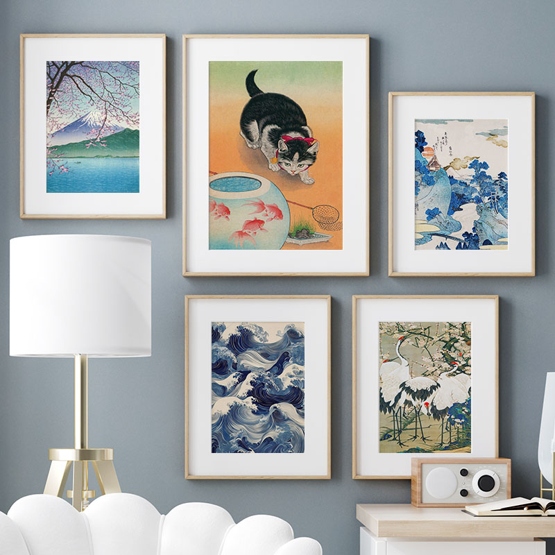 اليابانية Katsushika Hokusai ح - مراجعة Interior Design Home وسعره