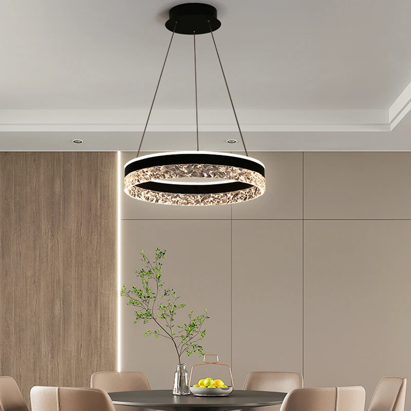 ضوء قلادة LED كريستالي فاخر حد - مراجعة Interior Design Hall وسعره