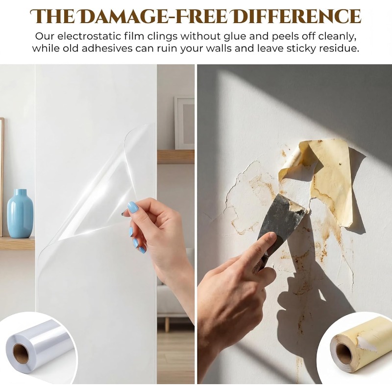 فيلم حماية كهروستاتيكي شفاف، و - مراجعة Interior Design Paper وسعره